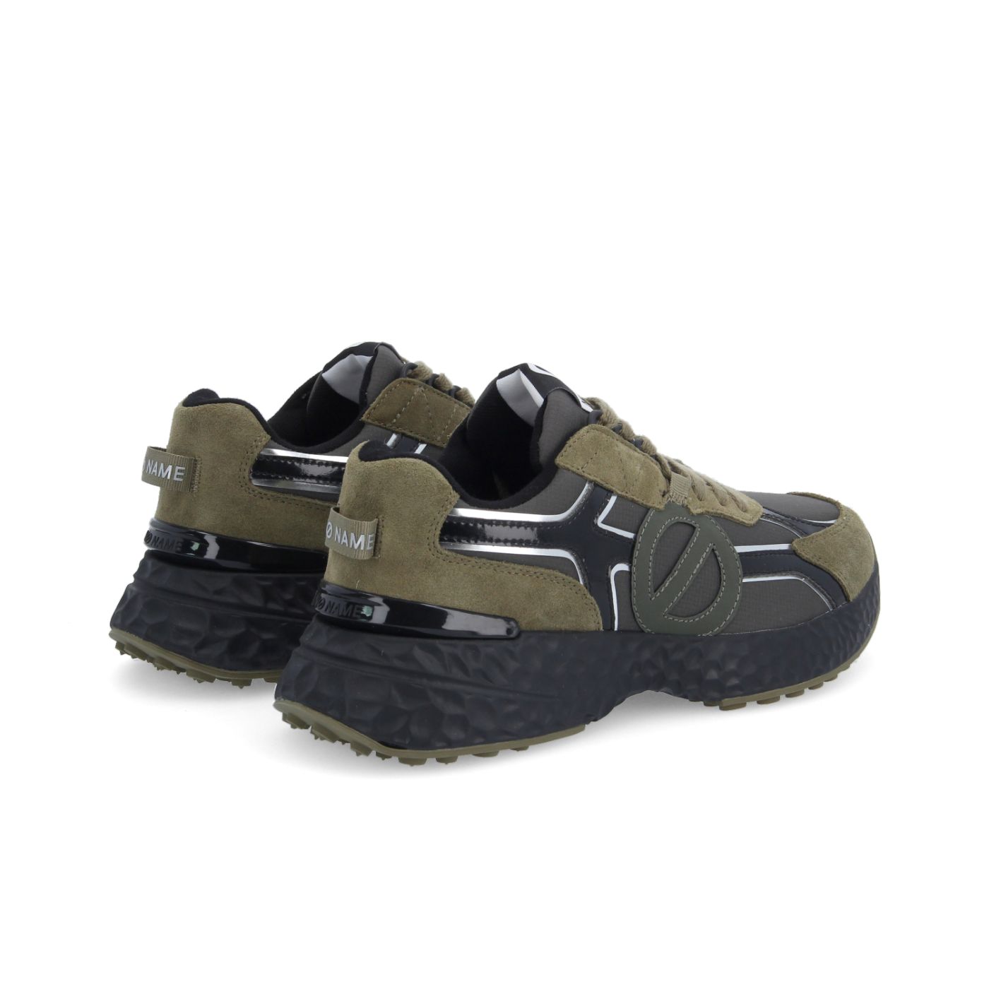 CARTER 2.0 RUNNER M - NYLON/SDE/SHINE - GRIGIO/VERDE CACHI/NERO